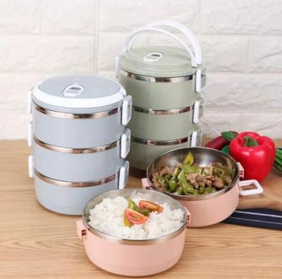 3 Tier Plastic Lunch Box