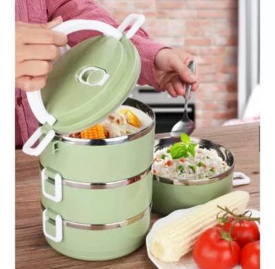 3 Tier Plastic Lunch Box